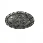 Preview: Design Belt Buckle Crown with rhinestones - Made in Italy - frontview